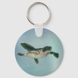 Baby Sea Turtle Schlüsselanhänger