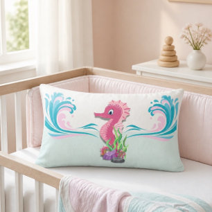 Baby Seepferdchen Rosa Lendenkissen