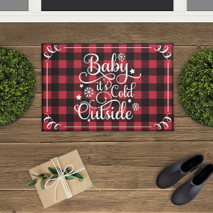 Baby Sein kalter Outdoor Red Buffalo Karierter Url Fußmatte