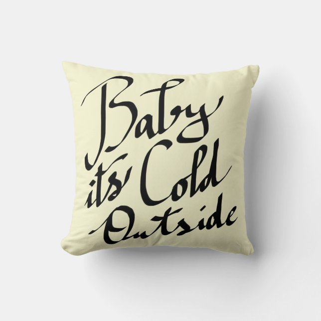 Baby seine kalte Außenseiten-moderne Kissen (Vorderseite)