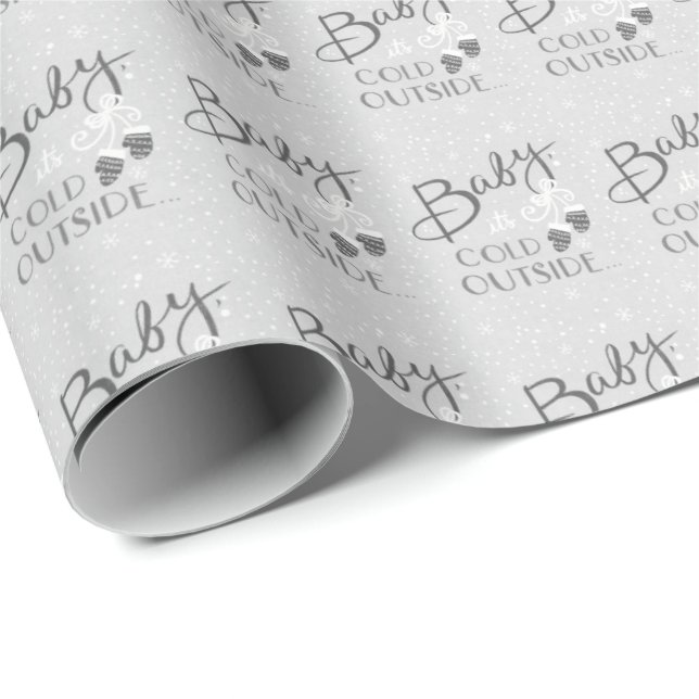 Baby seine kalte Außenseitenverpackung Geschenkpapier (Rolleneckpunkt)