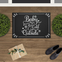 Baby seine kalte Outdoor Black Script Urlaub