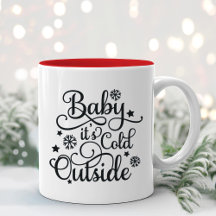 Baby seine kalte Outdoor Black Script Urlaub