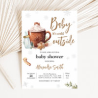 Baby seine kalte Outdoor Hot Cocoa Babydusche