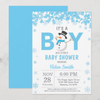 Baby seine kalte Outdoor Snowman Boy Baby Dusche
