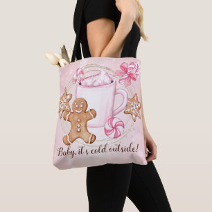 Baby seine kalte Tasche draußen