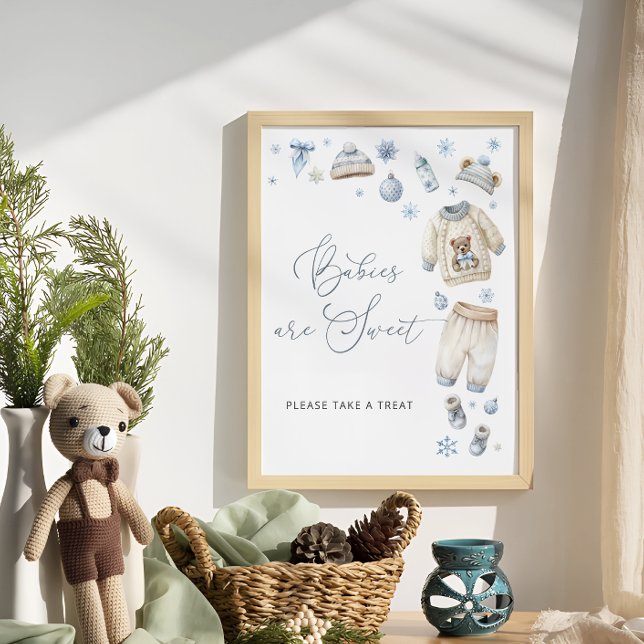 Baby seine kalten Outdoor Babys sind süß Poster (Von Creator hochgeladen)