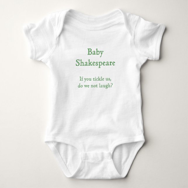 Baby Shakespeare Baby Strampler (Vorderseite)