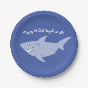 Baby Shark 1. Geburtstag Teller
