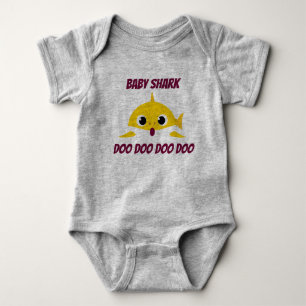 Baby shark baby bodysuit strampler