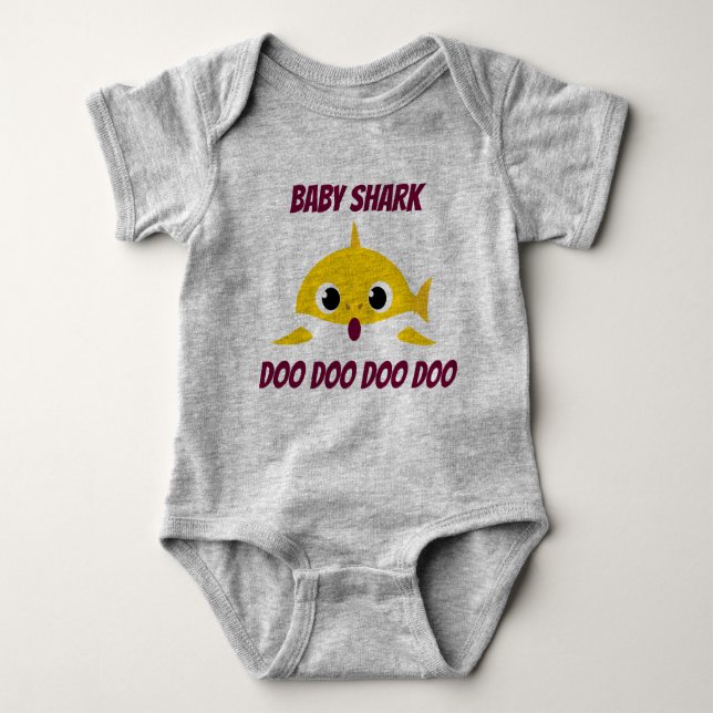 Baby shark baby bodysuit strampler (Vorderseite)