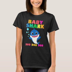 Baby Shark Doo Doo Baby Mommy Daddy Kids T-Shirt