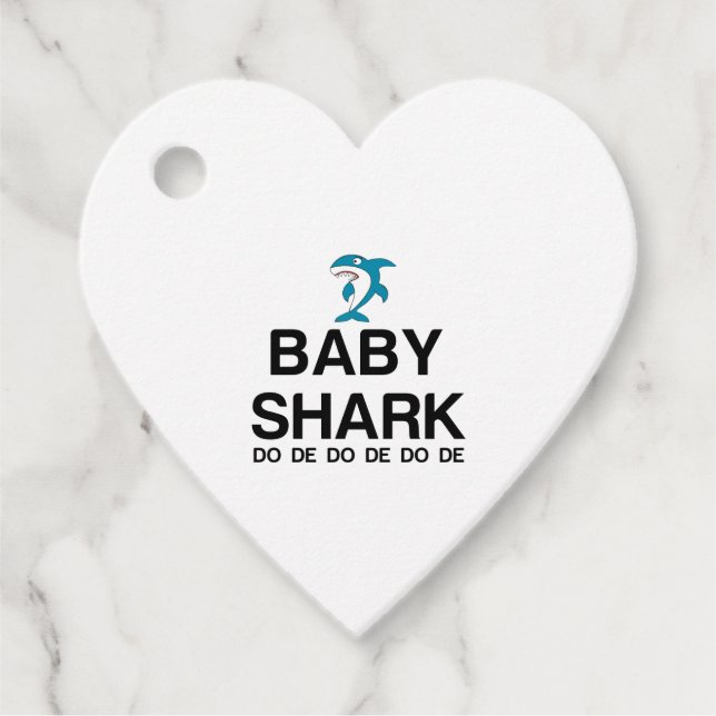 BABY SHARK GESCHENKANHÄNGER (Vorderseite)