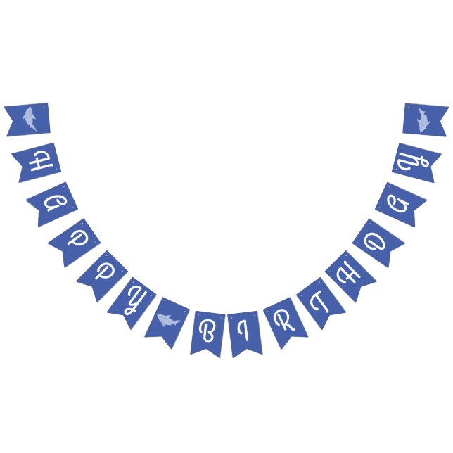 Baby Shark Happy Birthday Banner (Alle)