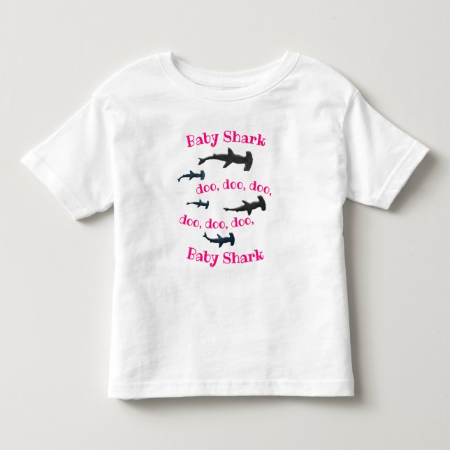 Baby Shark Kleinkind T-shirt (Vorderseite)