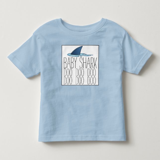 Baby Shark Kleinkind T-shirt (Vorderseite)