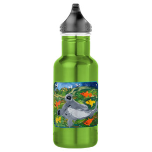 Baby Shark "Kunst von Kindern" Edelstahlflasche