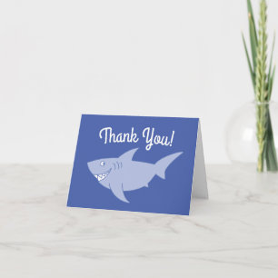 Baby Shark Merci 1er Anniversaire Cartes