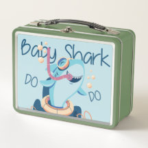 Baby Shark Metal Lunchbox