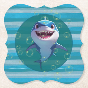 Baby Shark Papiergirlanden Untersetzer