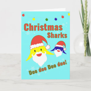Baby Shark Weihnachtskarte Karte