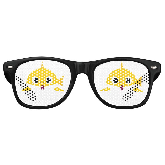 Baby Shark Yellow ~ Partybrille (Vorderseite)