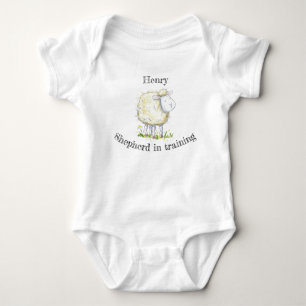 Baby Shepherd Sheep Babywachsen Strampler