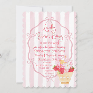 Baby Shimsical Strawberry Baby Shower Einladung