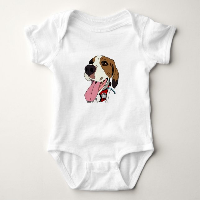 Baby Shirt Beagle Bailey (Vorderseite)