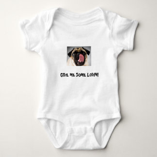 BABY-SHIRT MIT MOPS - GEBEN SIE MIR IRGENDEIN BABY STRAMPLER
