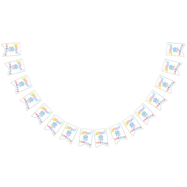 Baby Showbanner Wimpelkette (Alle)