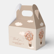 Baby Showbären Balloons Gefallen Box