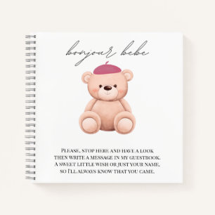 Baby Showbook Bonjour Bebe French Notebook Notizbuch