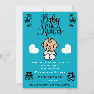 Baby Shower Ankunftsfeier Save The Date