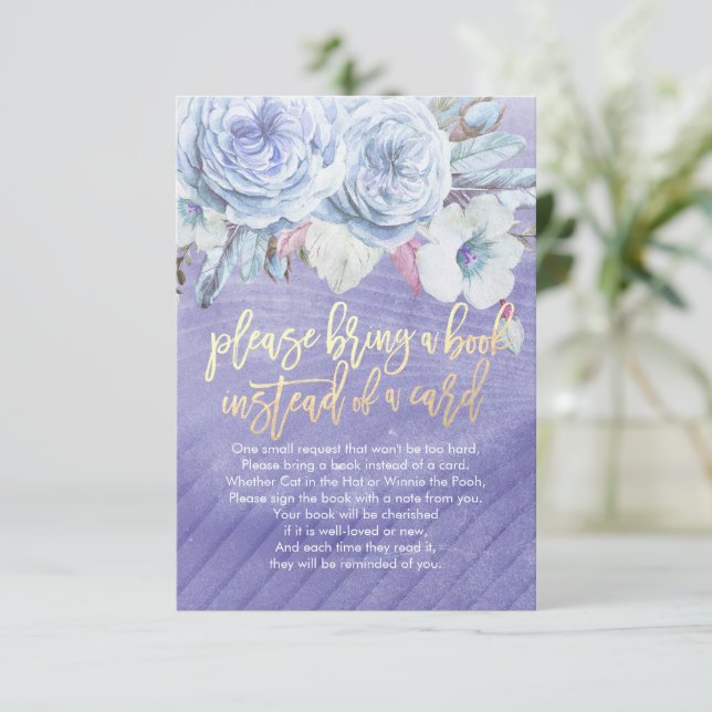 baby shower Apportez un livre au lieu d'une carte (Debout devant)