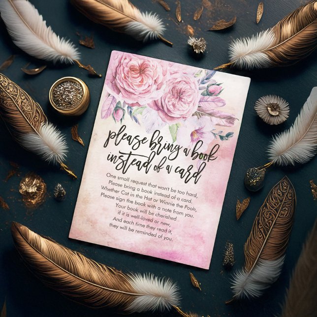 Baby shower Apportez un livre au lieu d'une carte (Créateur téléchargé)