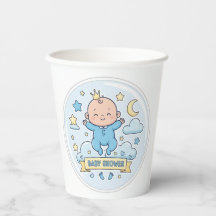 Baby-Shower-Aufkleber für Jungen