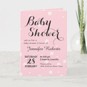 Baby shower avec Invitation au raffle de couches