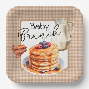 Baby Shower Baby Brunch Pappteller