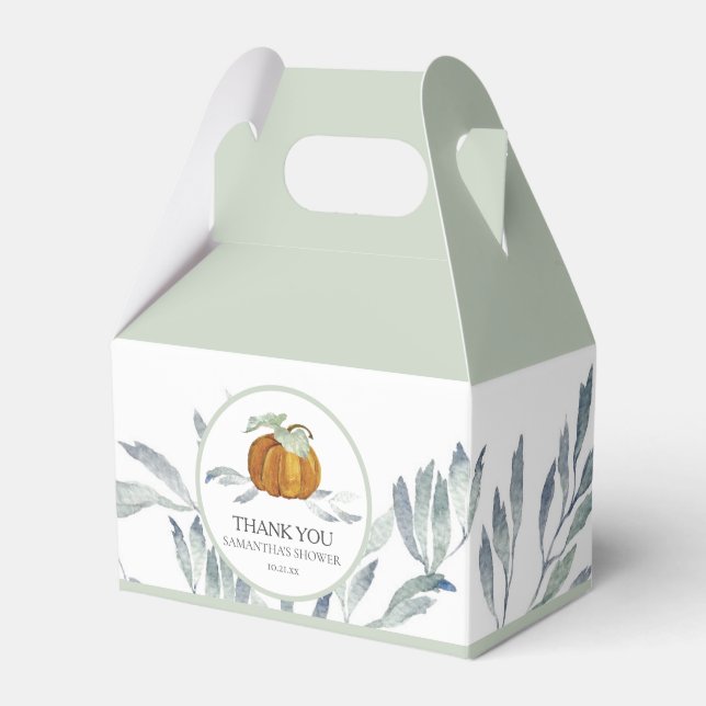 Baby shower Ballotins Automne Petit Citrouille (Verso)
