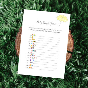 Baby shower Bébé Emoji Pictures Douche Carte de je