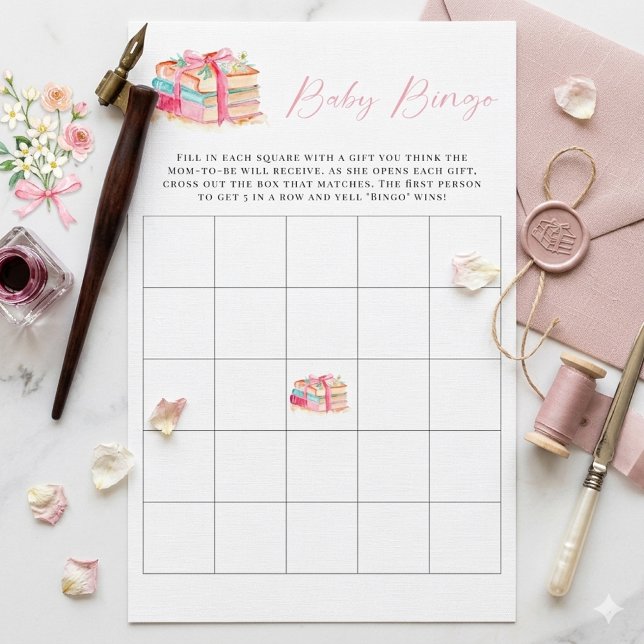 Baby Shower Bingo Game A New Chapter Begins (Von Creator hochgeladen)