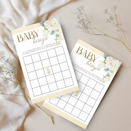 Baby Shower Bingo Game – It’s A Boy Gold Balloon