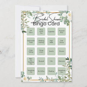 Baby-Shower-Bingo-Karten, einzigartige vorab ausge Einladung