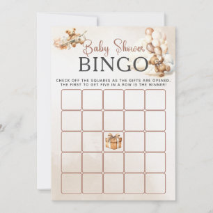 Baby Shower BINGO Spiel können wir frühzeitig wart Einladung