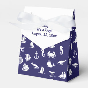 Baby shower bleu marine Ballotins