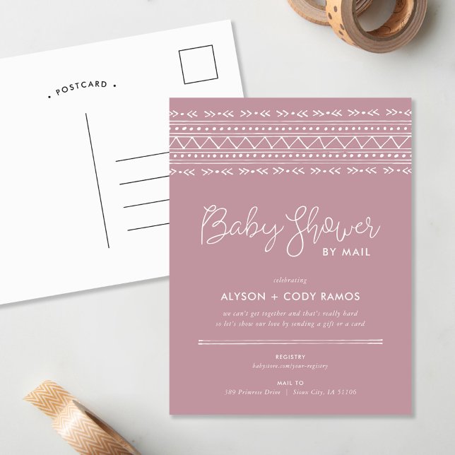 Baby shower Boho moderne par Mail Invitation (Créateur téléchargé)