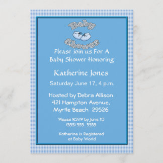 Baby shower Booties Invitation