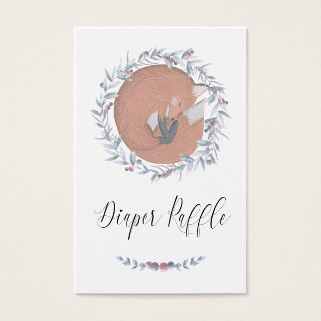 Baby shower Botanique Delicaire Fox (Devant)