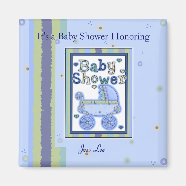 Baby Shower Boy Magnet (Vorne)